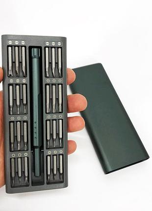 Набор прецизионных отверток с ручкой 48 в 1 в металлическом футляре db-95