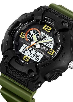 Годинник спецназ skmei 2397ag, годинник армійський оригінал наручний годинник для військових тактичні ls-21