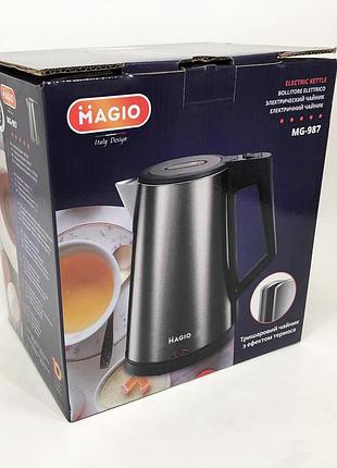 Самый лучший чайник magio mg-987, современный электрочайник для дома, электрочайник отличный id-43