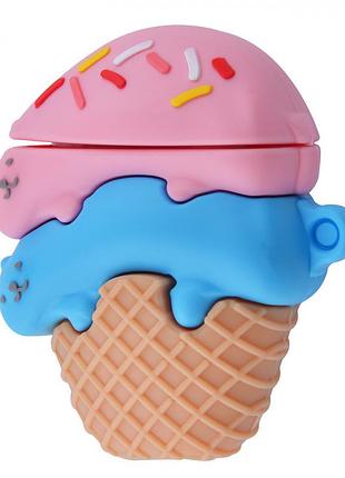 Чехол для apple airpods силиконовый мороженое mc-88