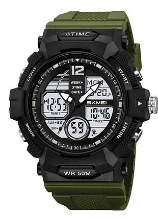 Часы военные мужские skmei, мужские круглые спортивные часы качественные спортивные yl-32