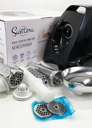 Мясорубка кухонная мощная для дома suntera, мясорубка професиональна для наполнения колбас pv-10