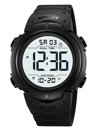 Спортивные мужские часы для парня skmei 2304bkwt, часы спортивные многофункциональные wl-26