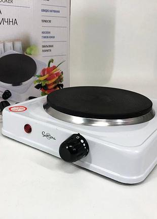 Электроплита настольная от сети suntera sp-1920 белая, електрическая настольная плита ec-45