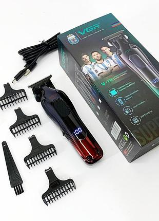 Профессиональная машинка для стрижки головы vgr v-998, набор машинок для стрижки, триммер беспроводной yt-56