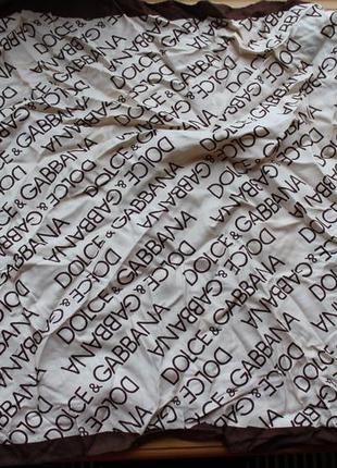 Платок шелковый карманный мелкий монограмный dolce&gabbana