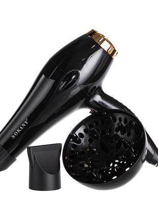 Фен для волос sokany sk-2213 с диффузором и концентратором 2600 вт