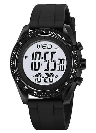 Електронний спортивний годинник skmei 2045bkwt, чоловічий водостійкий кварцовий годинник брендовий чоловічий hf-28