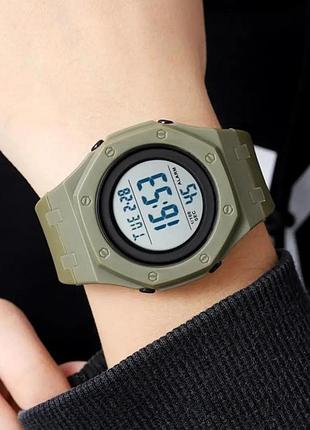 Удобные часы для занятий спортом skmei, мужские армейские водостойкие тактические часы bc-76