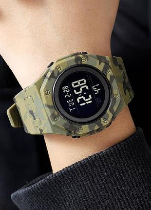 Часы спортивные спорт skmei 2048cmgn, военные часы спецслужб для активных военных xk-50