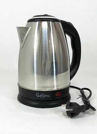Красивый чайник кухонный suntera, чайник дисковый, самый лучший чайник стильный электрический sv-93