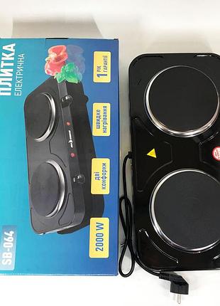 Надежная кухонная плита, электрическая плитка на стол, кухонная электрическая плита на две конфорки ws-56