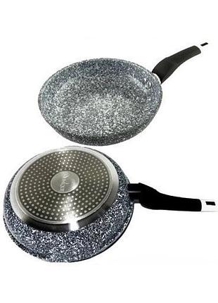 Прочная сковородка с антипригарным покрытием unique, сковорода с алюминиевым слоем ox-79