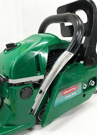 Бензопила цепная 45см krafftec 5800, пила цепная бензиновая od-57
