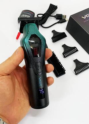 Набор для стрижки с зарядкой vgr v-997, профессиональная машинка для стрижки волос с насадками iw-51