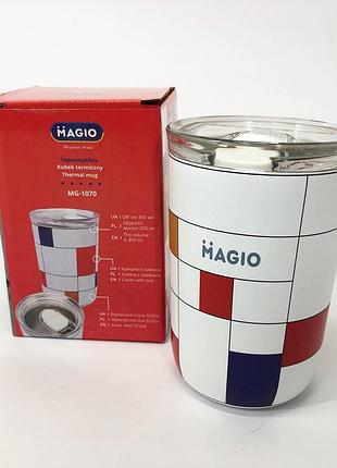 Кухоль термос для кави, класичний термос для чаю та кави, металевий баночка-термос ut-60