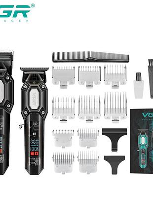 Машинка-тример для стрижки беспроводная, машинка для стрижки волос с регулируемой длиной lk-68