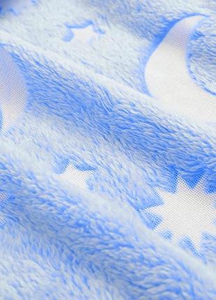 Плед дитячий світиться в темряві, покривало світиться в темряві для сну, плед покривало флісовий дитячий az-59