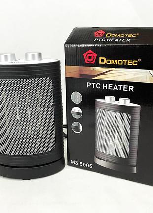 Обогреватель для помещений до 25 кв м domotec, экономичный обогреватель, практичный тепловентилятор vw-56