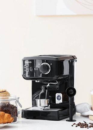 Німецька ріжкова кавоварка з капучинатором, кавоварка ріжкового типу з автоматичним капучинатором jt-86