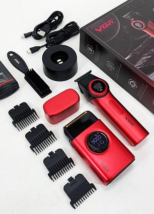 Машинка для стрижки акуммуляторная, модная машинка для стрижки волос, триммер с регулируемой длиной ub-94