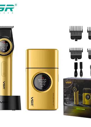Машинка для стрижки волос с различными насадками vgr, машинка для стрижки волос с мотором to-28
