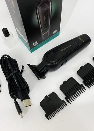 Профессиональная аккумуляторная машинка для стрижки vgr v-995, машинка для стрижки на аккумляторная jc-57