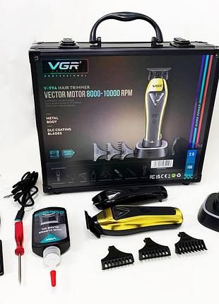 Триммер для стрижки волос мощный, семейная машинка для стрижки волос електромашинка vm-32