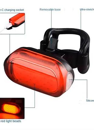 Мигалка для велосипеда на батарейках, махчик задній велосипедний, мигалка велосипедна xg-80