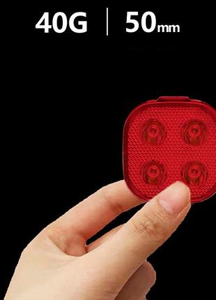 Велоліхтар задній на багажник fy-328, легкий стоп-сигнал для велосипеда, ліхтар для нічної їзди kt-51