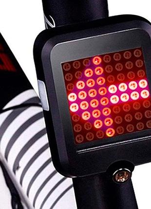 Мигалка с аккумулятором на велосипед aqy-0100, стоп-сигнал на раму велосипеда, фонарь задний вело bm-39