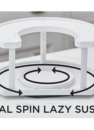 Спецівниця spice spinner two-tiered spice organizer, поворотна підставка для спецій, карусель для спецій pc-55