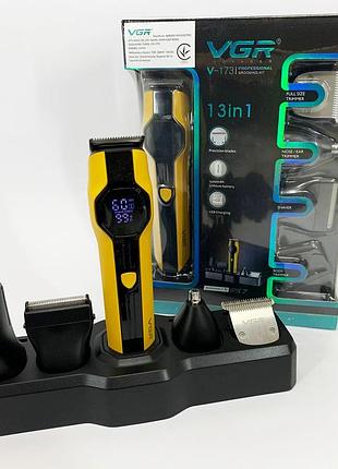 Машинка для стрижки волос с регулируемой длиной, многофункциональная аккумуляторная машинка для стрижки vs-54