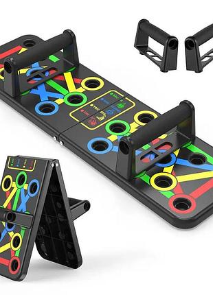 Тренажер с разными хватами foldable push up, тренажер для отжиманий на брусьях, упоры с разными хватами fs-83