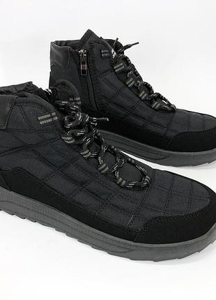 Зимові кросівки високої якості, зимові чоловічі кросівки з текстилю термонепромокальні xt-15