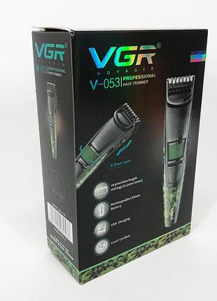 Многофункциональная аккумуляторная машинка для стрижки vgr-053, машинка для стрижки волос с мотором ze-81