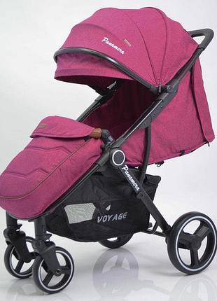 Прогулянкова коляска книжка voyage, компактна коляска-книга легка для малюків uj-72