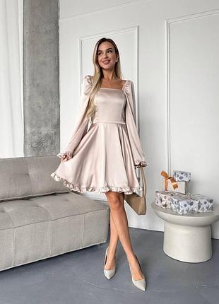 Платье из двойного шелка