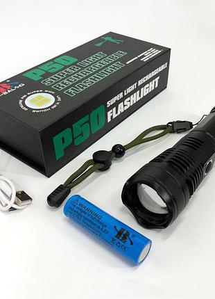 Ручной инспекционный фонарь police bl-x71-p50, светодиодный рабочий фонарь перезаряжаемый портативный tc-16