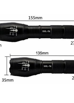 Портативний світлодіодний ліхтар з usb-зарядкою, ліхтарик потужний акумуляторний для дому yp-74