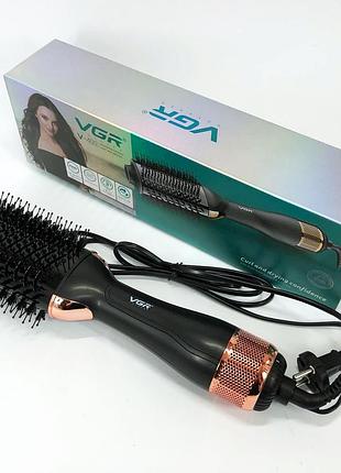 Фен для волос с насадками универсальный, профессиональный фен для объема хороший мощный aj-95