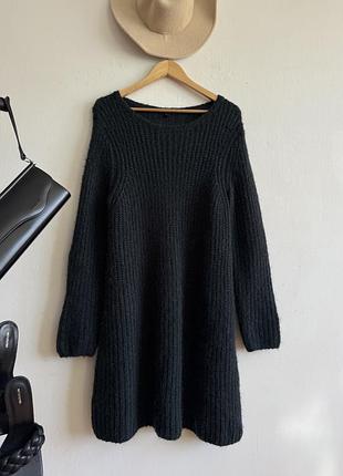 Вовняна з альпакою сукня