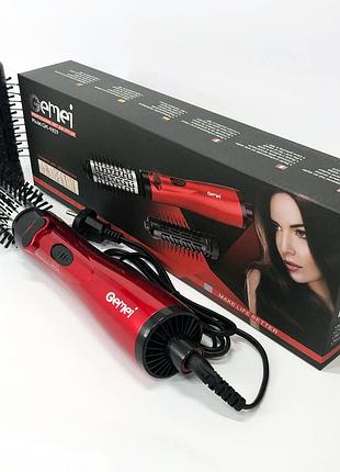 Мощный фен расческа, функциональный профессиональный фен женский мощный для укладки волос lu-90