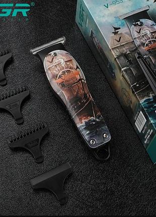 Універсальний тример для стриження та гоління, машинка для стриження з насадками бездротова jc-13