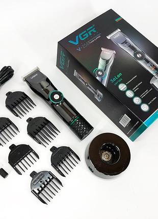 Профессиональная машинка для волос vgr v-256, набор для стрижки волос на аккумуляторе zl-88