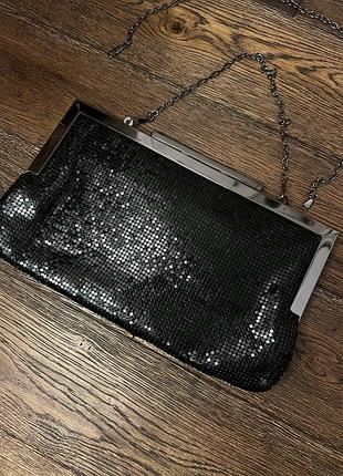 Клатч чорно-сріблястий