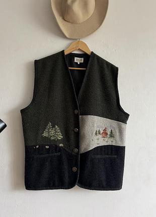 Вовняний жилет