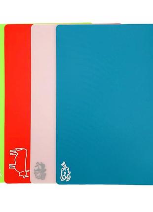 Набор разделочных двусторонних досок con brio cb-637 4 доски 40,6 * 30,5 * 0,2см ka-42