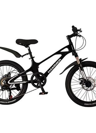 Доступний дитячий двоколісний велосипед hammer m-1 20 дюйм, велосипед двоколісний для хлопчиків nh-27