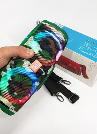 Аккумуляторная bluetooth колонка tg642, bluetooth колонка с освещением, мини-колонки с подсветкой df-22